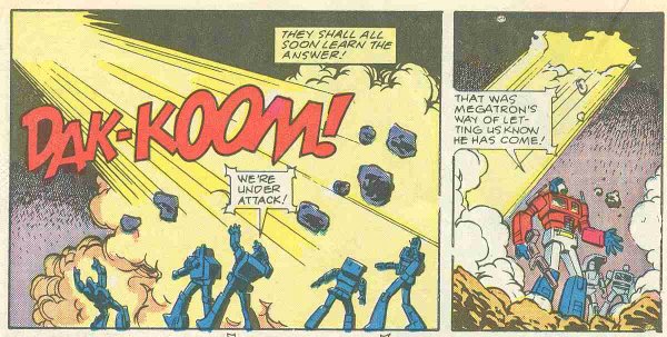 The Autobots get a whole blown in their roof.