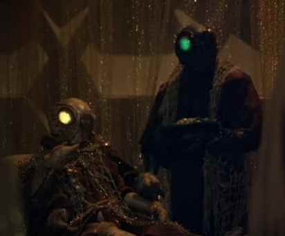 Space Indians or space mobsters? Yes, a casino joke.