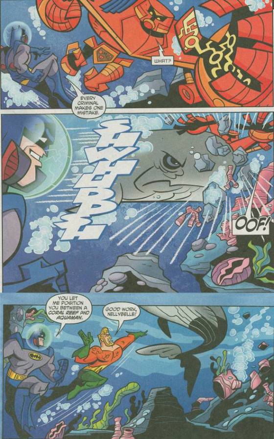 He really whaled on him, didn't he?