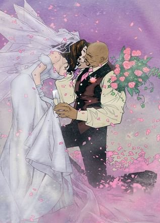 And they all lived happily ever after...until they realized they were in the Marvel Universe, and their baby was stolen by a Skrull. mrandmrscage