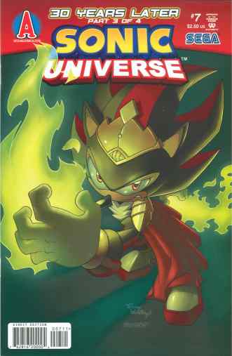 "Doc, do you have something for this burning sensation?" Sonic Universe #7