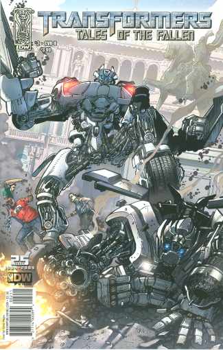 "Sideswipe, help me find my contact lens!" Transformers: Tales of the Fallen #2