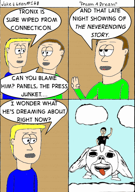 If you can't draw yourself riding Falcor why are you drawing at all?