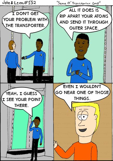 Yes, I do realize that I didn't use the alien whose name is an homage to Star Trek.