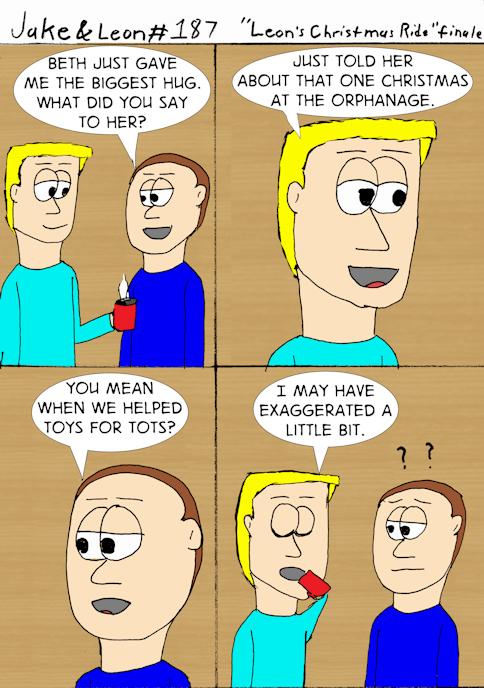 So that's why Santa didn't look right. I thought it was my terrible drawing.