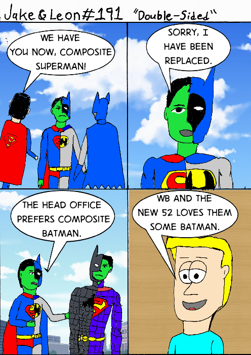 If they could find a way to a Composite Batman just two Batmen they'd do it!