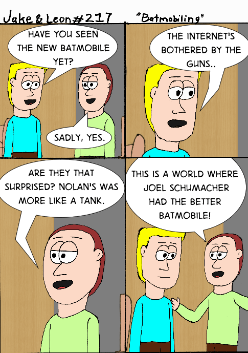 I'll take an ugly Batmobile over a cool Bat-Tank.