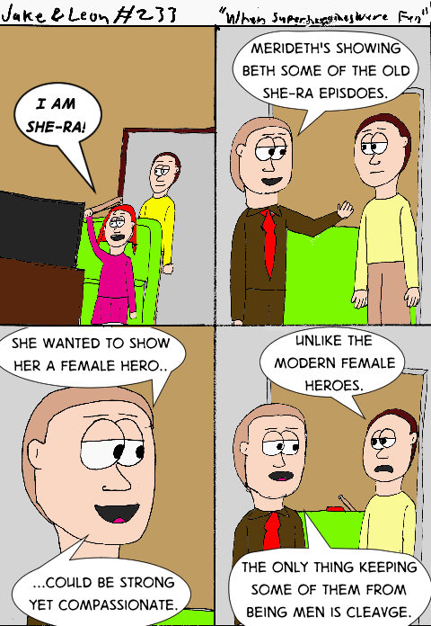 That's because the male target audience needs something to look at between fights.