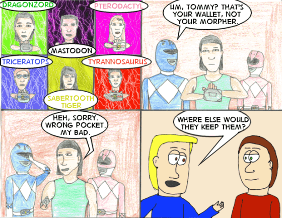 So does that mean the girls have pockets in their dresses?