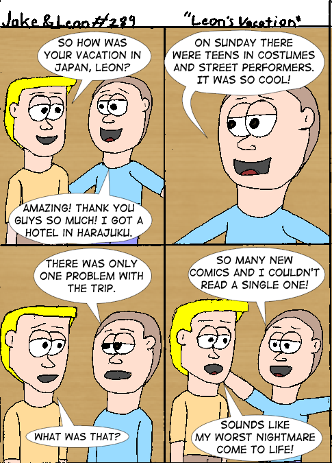 Great. Now I'm jealous of my own comic characters.