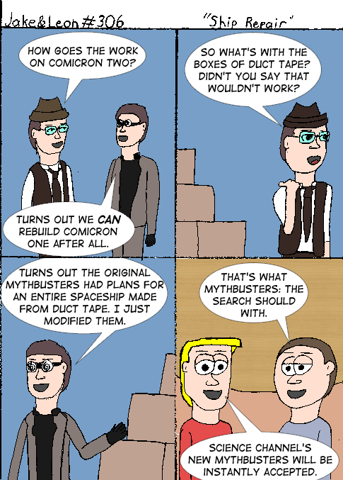 You know Adam and Jamie already have the plans.