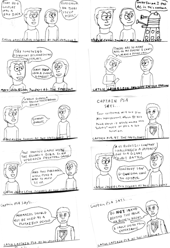 The first of two new sets of business card strips