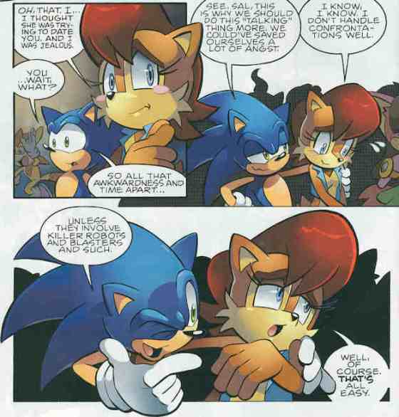 Sonic the Hedgehog #221 Best Scene