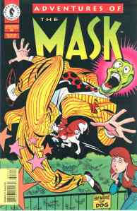The cover to "Adventures Of The Mask" #3, based on the cartoon instead of the regular comics.