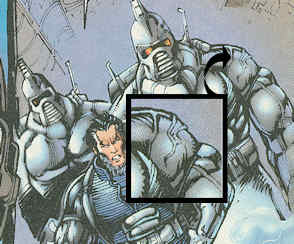 Battlestar Galactica #3 ripped Cylon