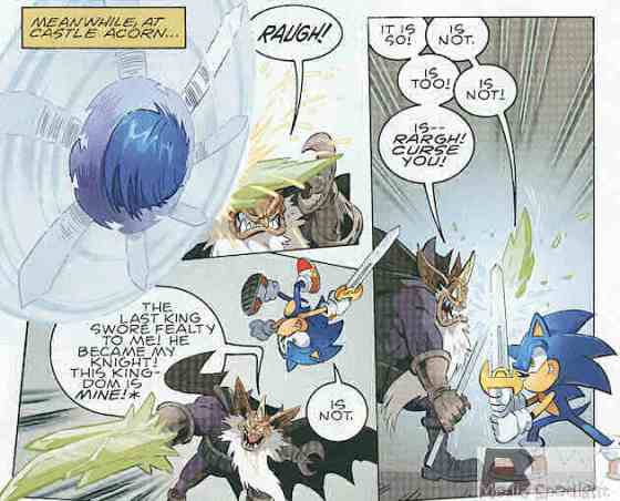 Sonic The Hedgehog #224 Best Scene