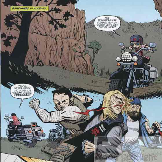 Godzilla Kingdom of Monsters #8 too cute