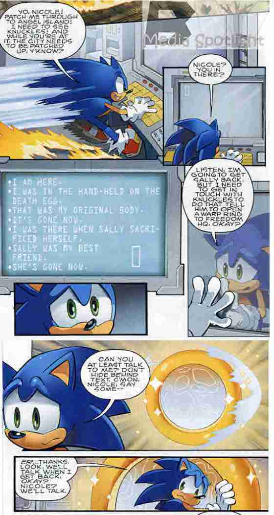 Sonic The Hedgehog #232 Best Scene