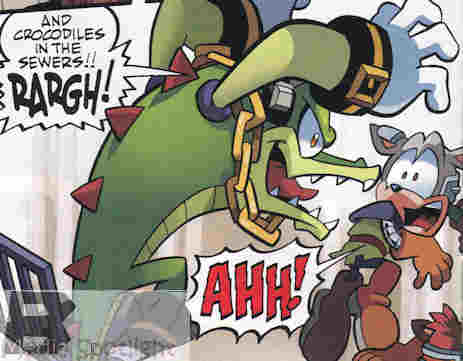 "I thought that was alligators?" "Shut up and be scared!"