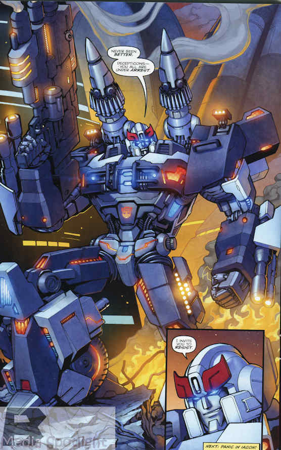 "OK, who let Prowl watch Death Wish again?"