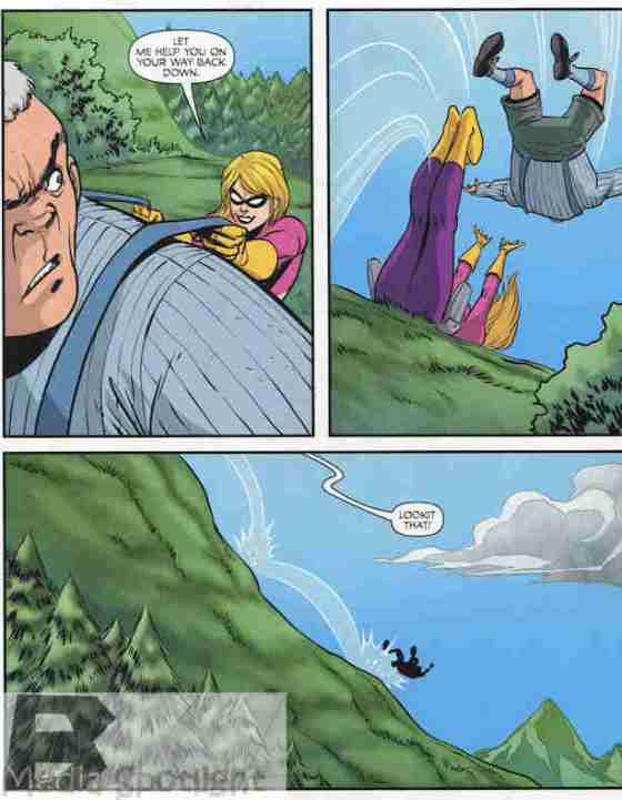 "Text when you hit bottom!" What, it's a modern twist.