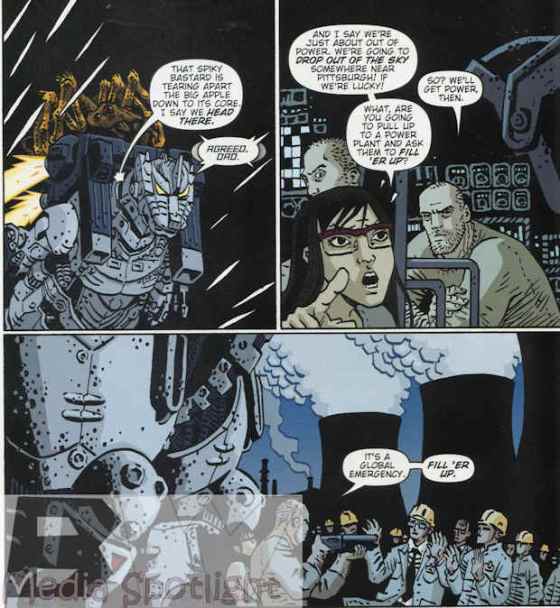 Yes, I'm giving Best Scene to Boxer, and yes it hurts. With a comic filled with giant monster battles I could use just one so I went off of the board.