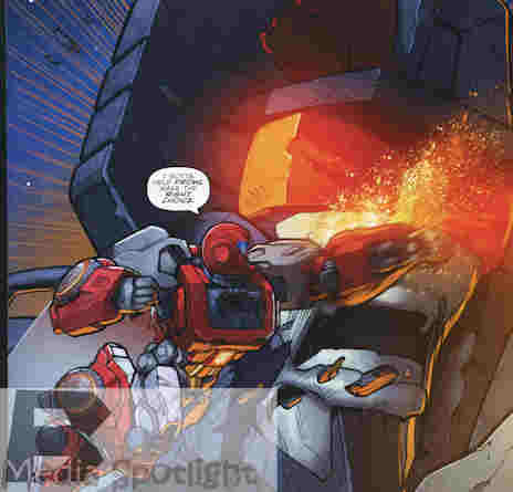 Yes, you just saw Ironhide punch Devastator. Wasn't it cool?