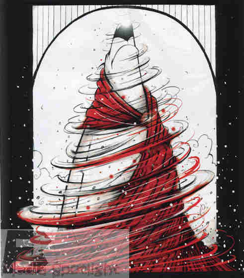 The whole transformation was pretty interesting but I like this scene best.