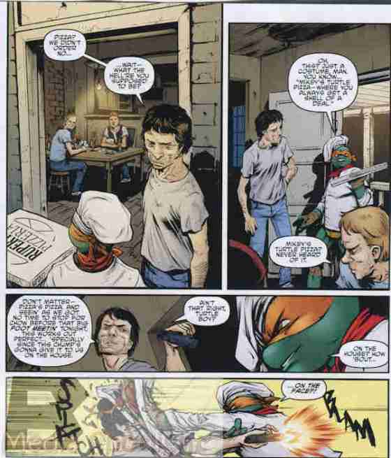 Teenage Mutant Ninja Turtles #27 Best Scene