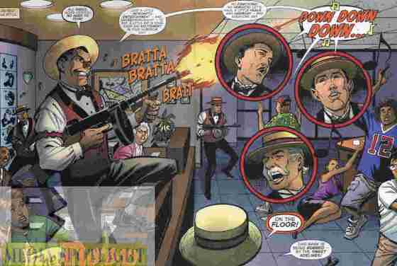 I know I usually say music doesn't work in comics but something about this group I like.