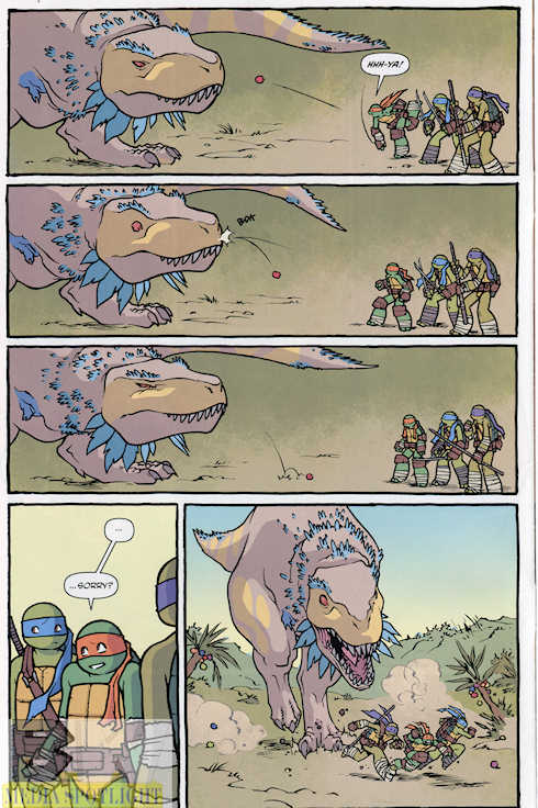 Even funnier? One of the Utrom soldiers try the same thing.