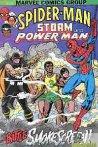 Spider-Man Storm & Power Man Battle Smokescreen