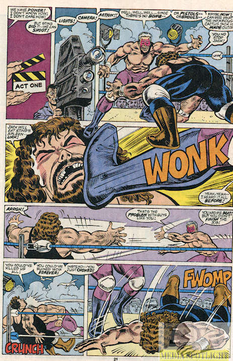 Who knew Sting did so much preaching about sportsmanship in the ring?