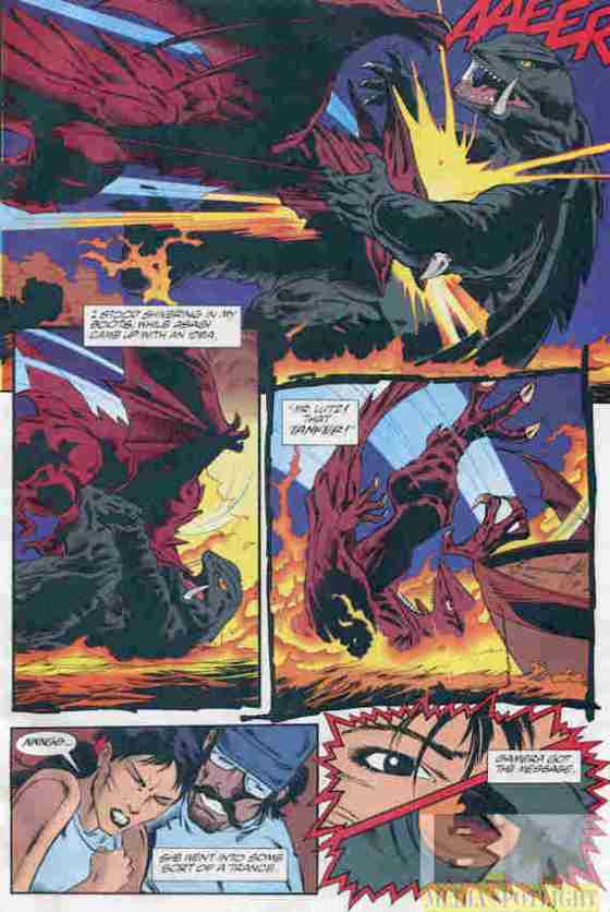 Good think Gamera has a teen girl to do all of his thinking.