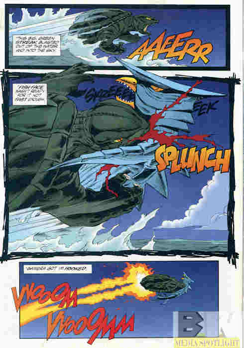 "You are now flying Air Gamera. "