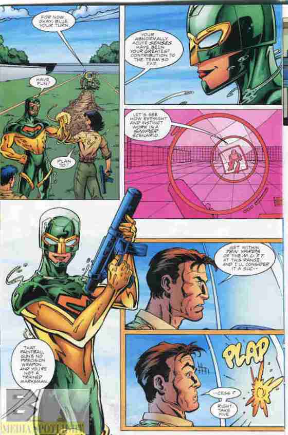 Lucky for you that was paint.