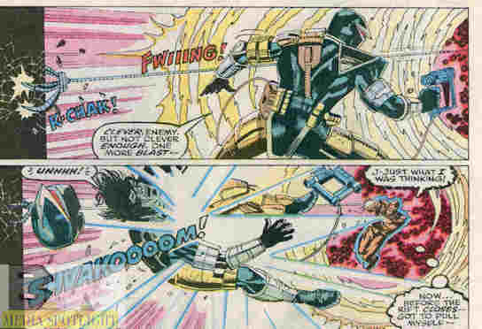 He took Portal's head off.