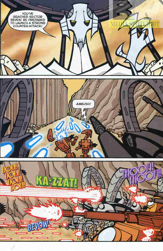 Also, the droids are less comic relief in this version.