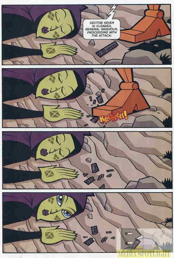 "Who knew droids had such stinky feet?"