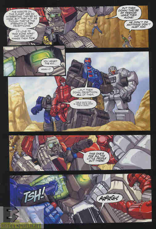 And that was the enhanced eye. Either that or it was a Cybertronian eye patch and Demolishor's bad eye.