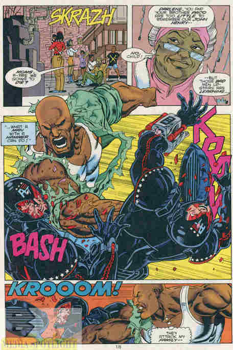 "See, now you just dented Moms' favorite skillet."