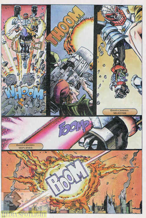 Okay, I admit Metropolis is in worse shape here than in Man Of Steel. A rarity to be sure.