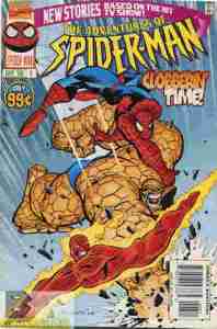 All the excitement...of an average day with the Thing and Human Torch.