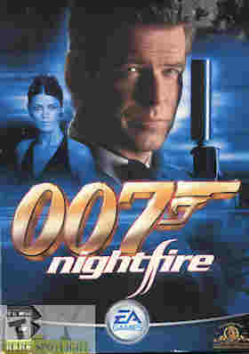 The cover to Electronic Arts' James Bond game "007: Nightfire".