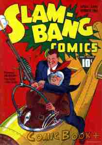 suited man wrestling with a pilot in an open cockpit plane, machine gun going off